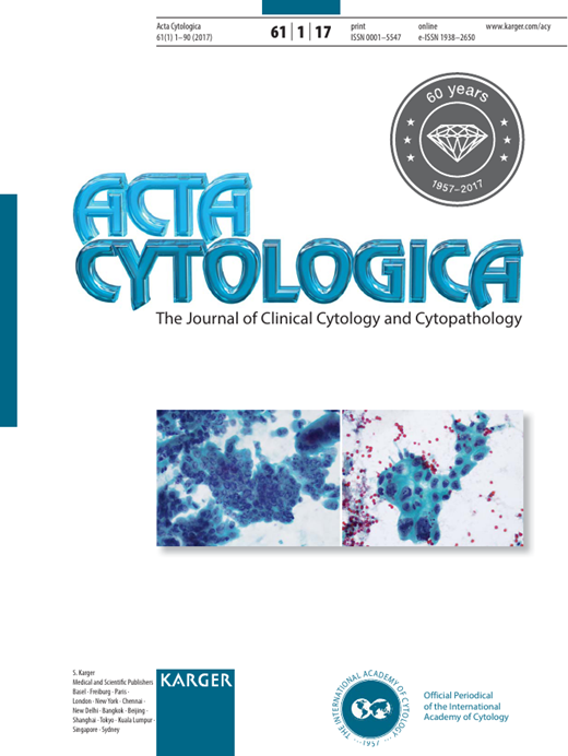 Acta Cytologica Cover Image for Volume 61, Issue 1