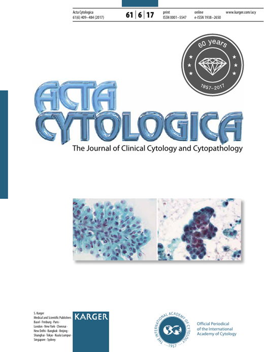 Acta Cytologica Cover Image for Volume 61, Issue 6