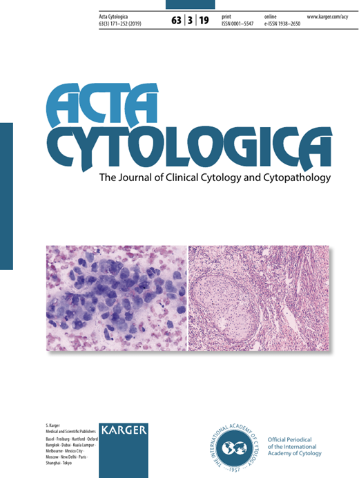 Acta Cytologica Cover Image for Volume 63, Issue 3