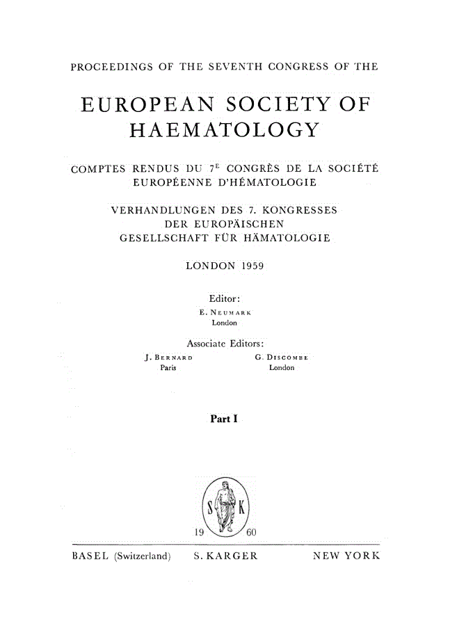 First page of Title Page / Table of Contents