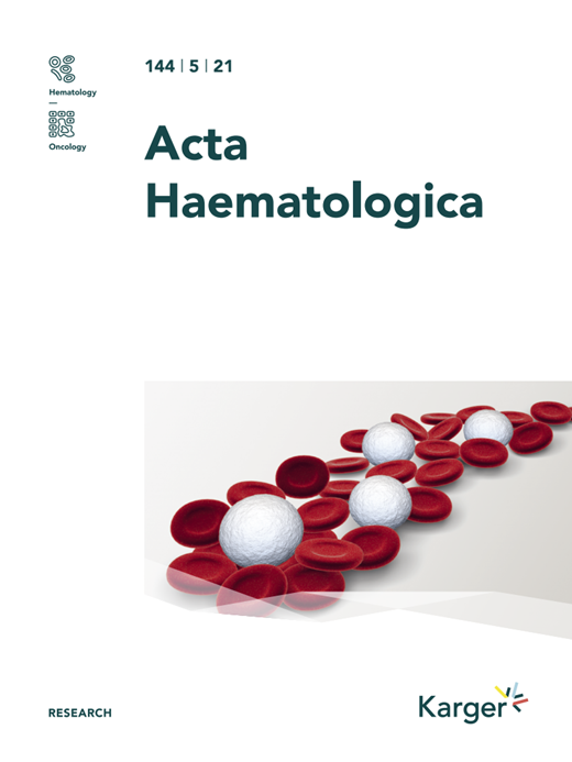 Acta Haematologica Cover Image for Volume 144, Issue 5