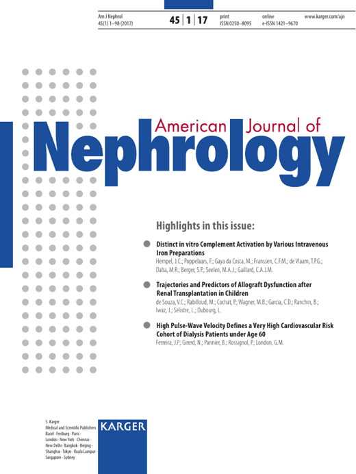 American Journal of Nephrology Cover Image for Volume 45, Issue 1