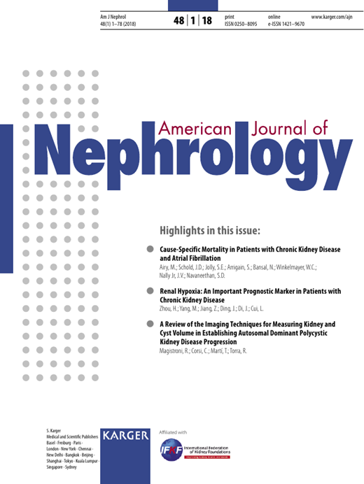 American Journal of Nephrology Cover Image for Volume 48, Issue 1