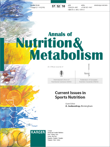Annals of Nutrition and Metabolism Cover Image for Volume 57, Issue Suppl. 2