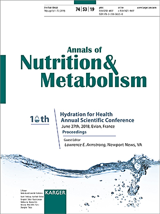 Annals of Nutrition and Metabolism Cover Image for Volume 74, Issue Suppl. 3