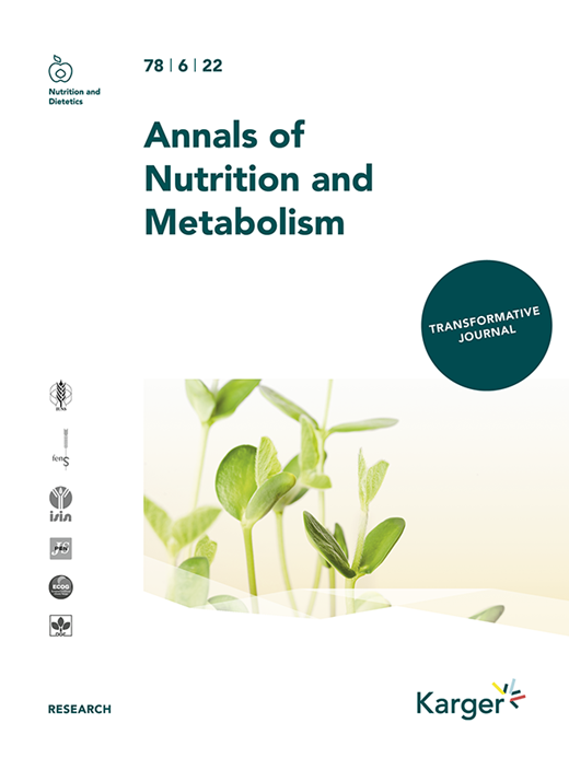 Annals of Nutrition and Metabolism Cover Image for Volume 78, Issue 6