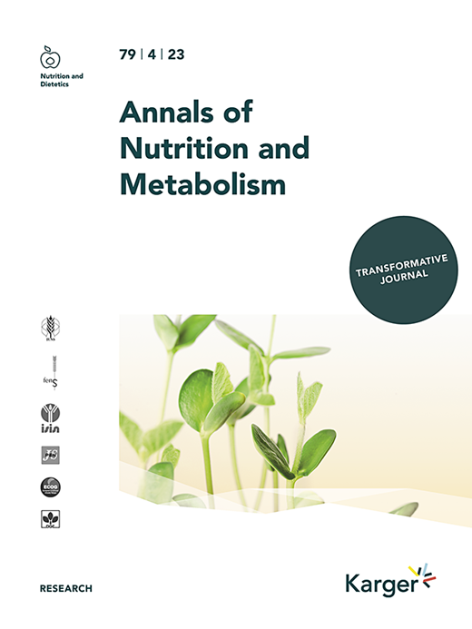Annals of Nutrition and Metabolism Cover Image for Volume 79, Issue 4