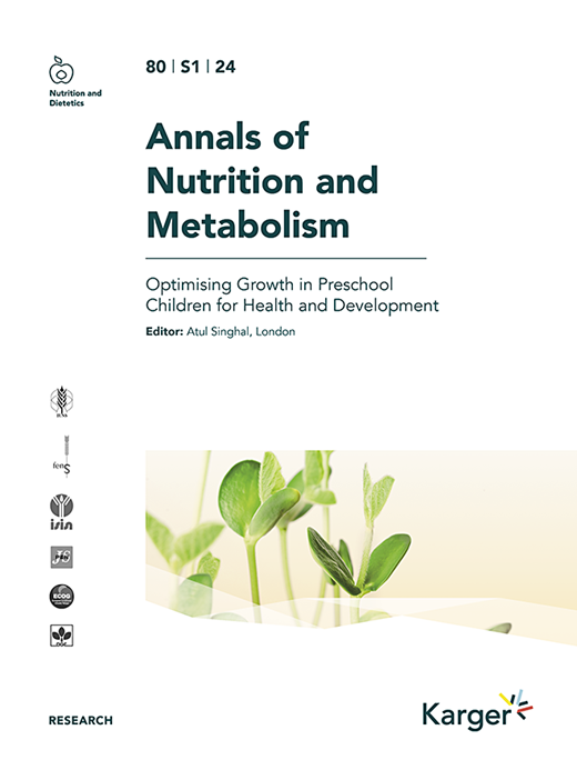 Annals of Nutrition and Metabolism Cover Image for Volume 80, Issue Suppl. 1