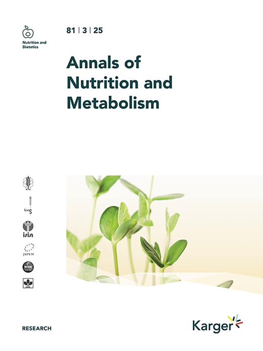 Annals of Nutrition and Metabolism Cover Image for Volume 81, Issue 3