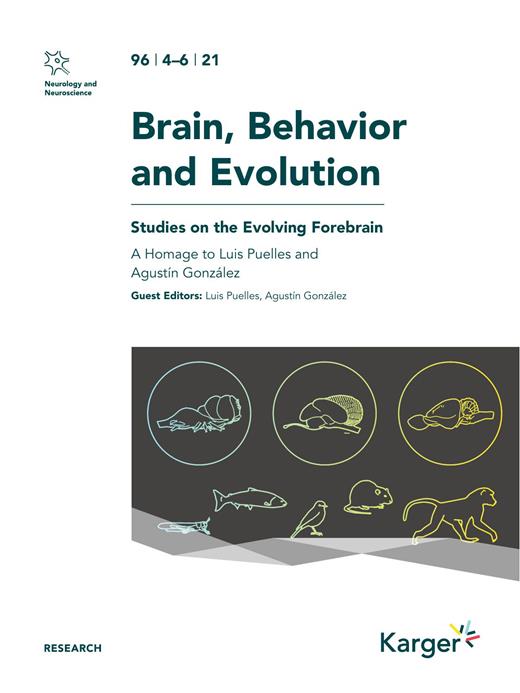 Brain Behavior and Evolution Cover Image for Volume 96, Issue 4-6