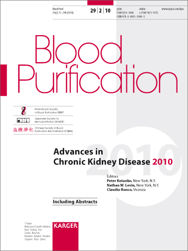 Blood Purification Cover Image for Volume 29, Issue 2