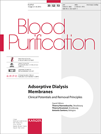 Blood Purification Cover Image for Volume 35, Issue Suppl. 2