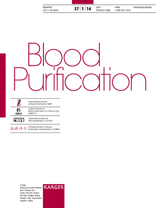 Blood Purification Cover Image for Volume 37, Issue 1
