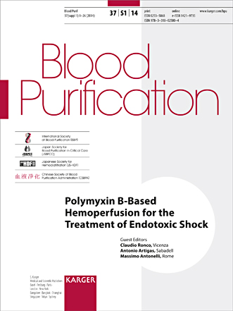 Blood Purification Cover Image for Volume 37, Issue Suppl. 1