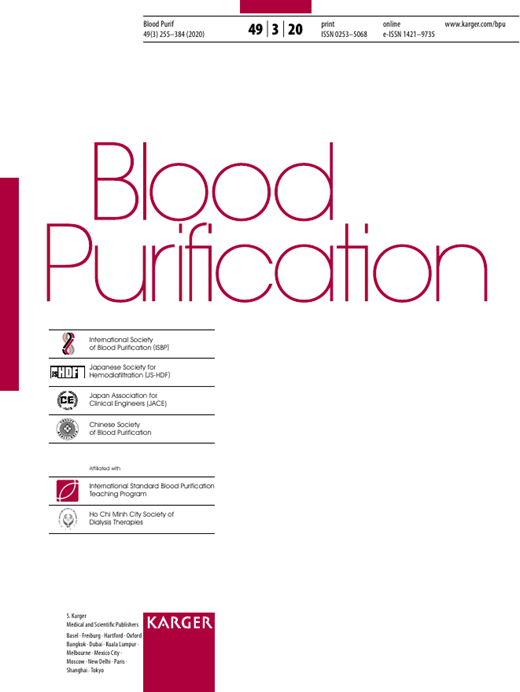 Blood Purification Cover Image for Volume 49, Issue 3