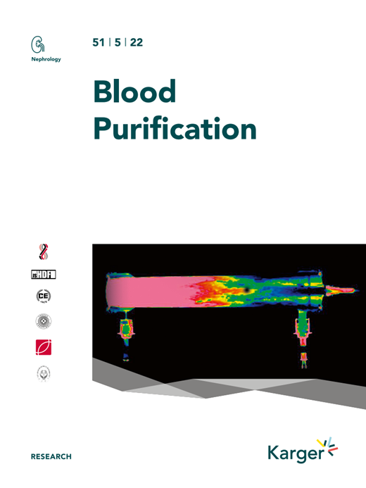 Blood Purification Cover Image for Volume 51, Issue 5