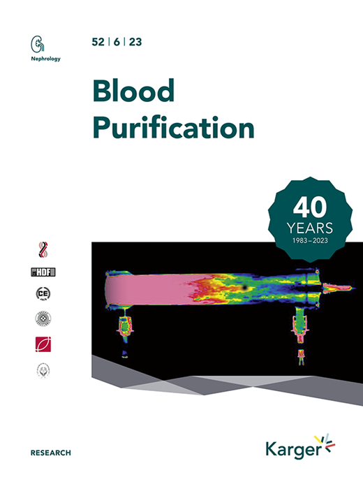 Karger Papers Volume 52 Issue 6 | Blood Purification | Karger Publishers