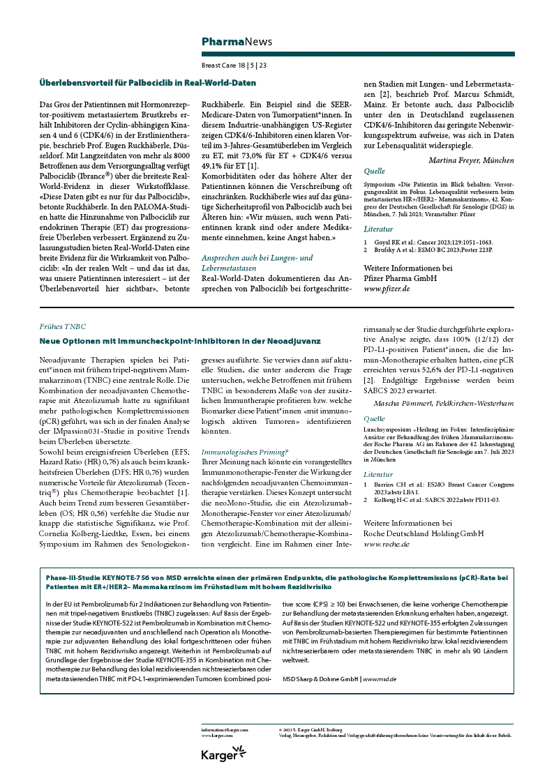 First page of PharmaNews