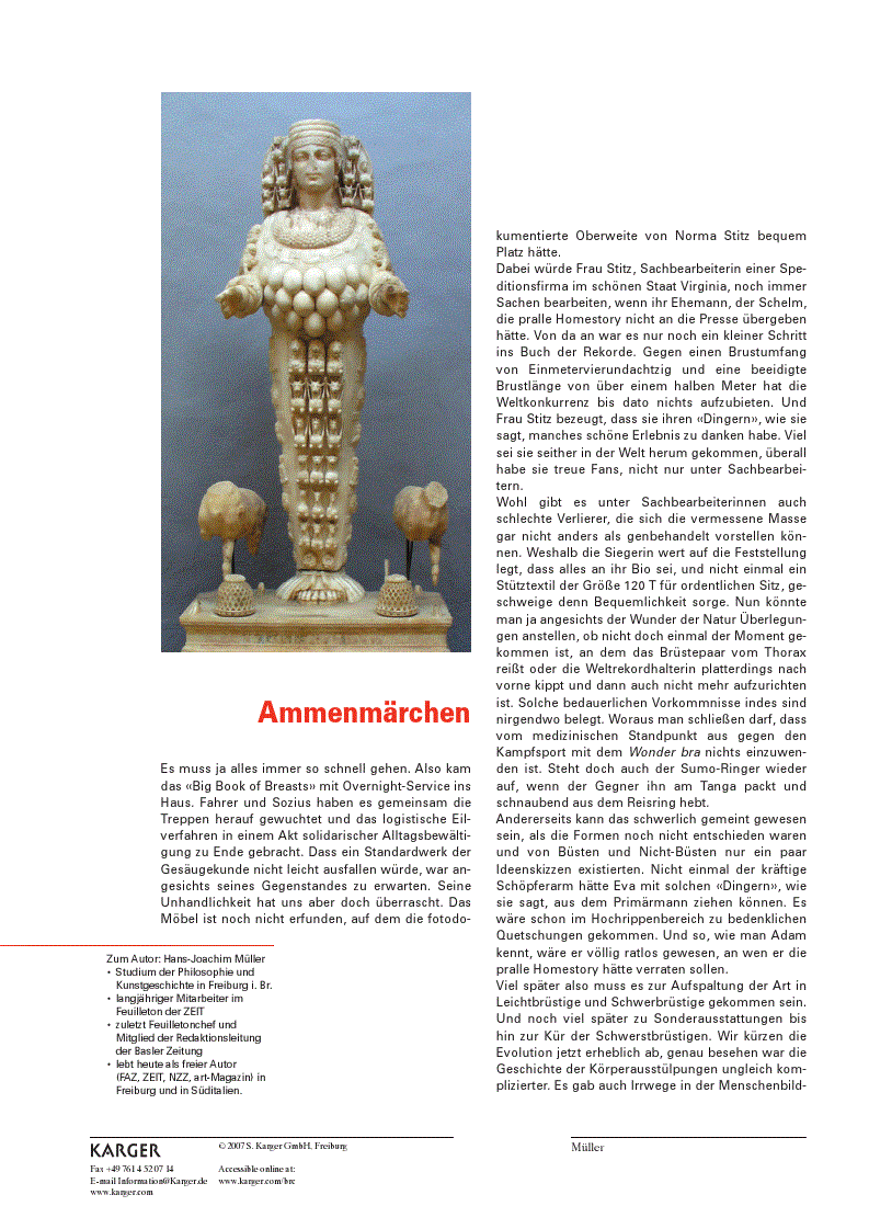First page of Ammenmärchen