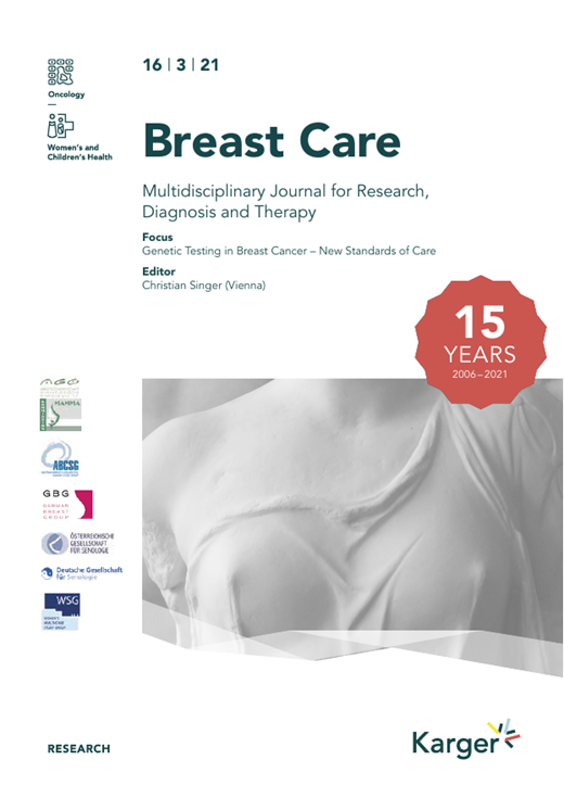 Breast Care Cover Image for Volume 16, Issue 3