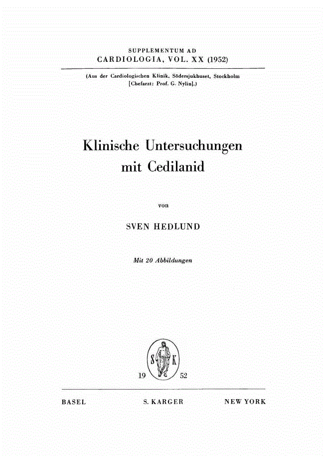 First page of Title Page / Table of Contents