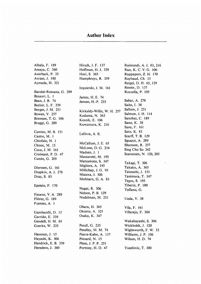 First page of Author Index Vol. 4, 1978