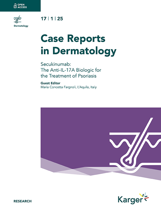 Case Reports in Dermatology Cover Image for Volume 17, Issue 1