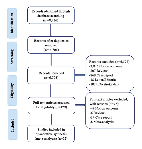  Flowchart of literature search and study selection.