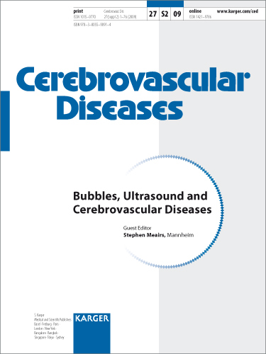 Cerebrovascular Diseases Cover Image for Volume 27, Issue Suppl. 2