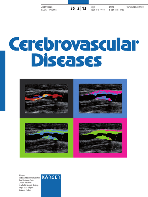 Cerebrovascular Diseases Cover Image for Volume 35, Issue 2
