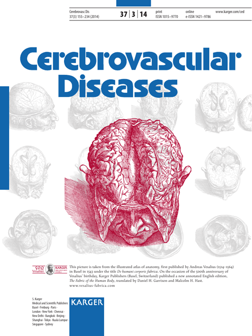 Cerebrovascular Diseases Cover Image for Volume 37, Issue 3