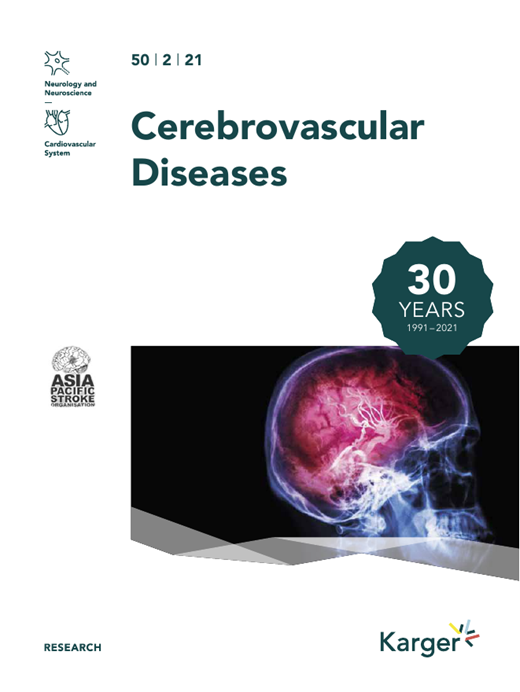 Cerebrovascular Diseases Cover Image for Volume 50, Issue 2