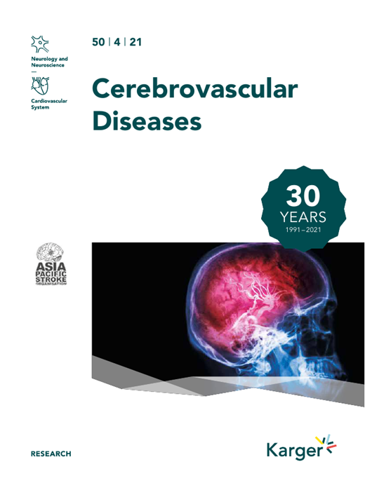 Cerebrovascular Diseases Cover Image for Volume 50, Issue 4