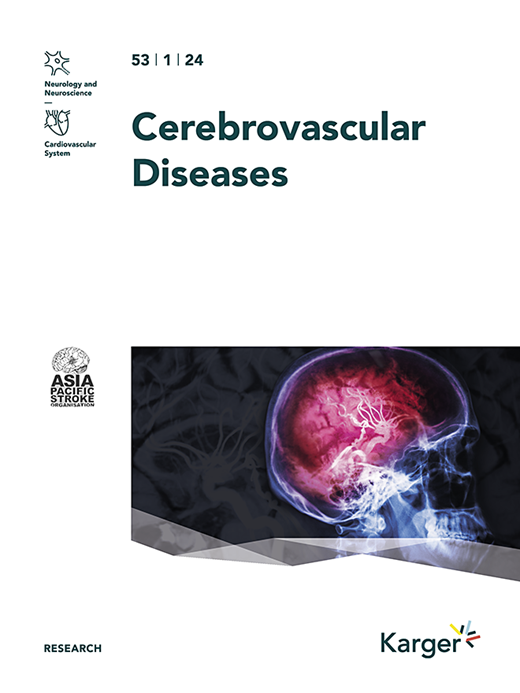 Cerebrovascular Diseases Cover Image for Volume 53, Issue 1