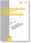 Chirurgische Gastroenterologie Cover Image for Volume 16, Issue Suppl. 1