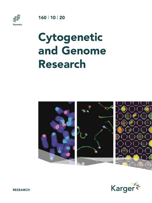 Cytogenetic and Genome Research Cover Image for Volume 160, Issue 10