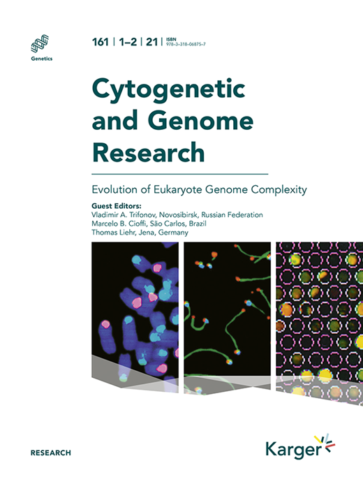 Cytogenetic and Genome Research Cover Image for Volume 161, Issue 1-2