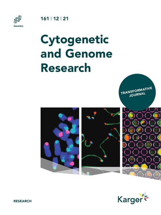 Cytogenetic and Genome Research Cover Image for Volume 161, Issue 12