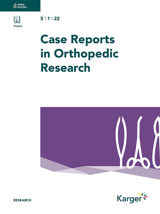 Case Reports in Orthopedic Research Cover Image for Volume 5, Issue 1