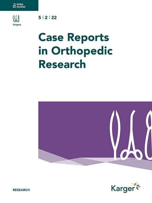 Case Reports in Orthopedic Research Cover Image for Volume 5, Issue 2