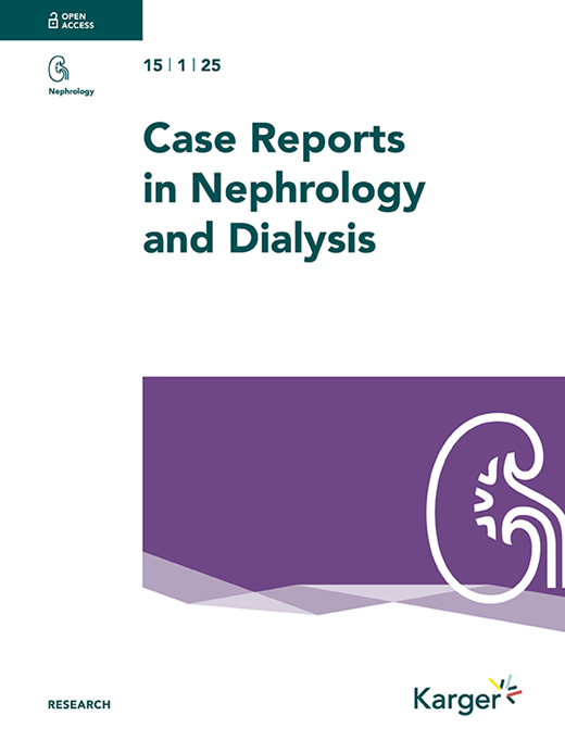 Case Reports in Nephrology and Dialysis Cover Image for Volume 15, Issue 1