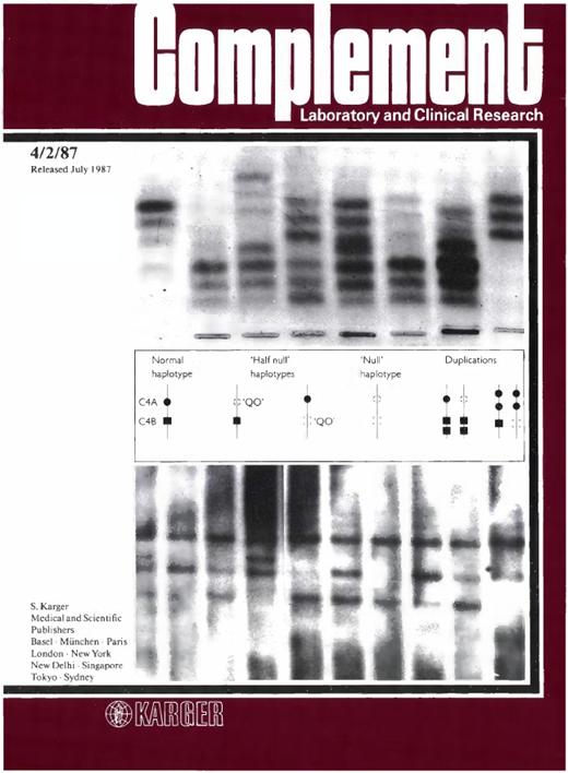 Complement and Inflammation Cover Image for Volume 4, Issue 2