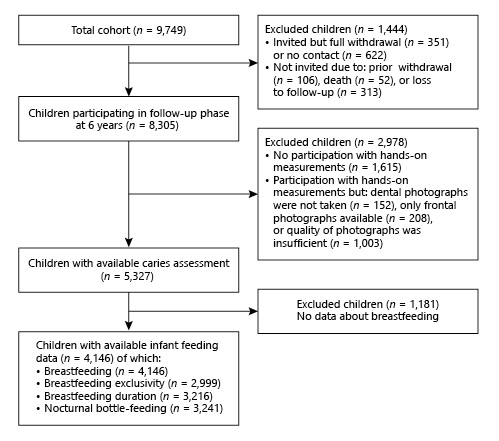 Fig. 1. Flowchart showing the selection of the study population.