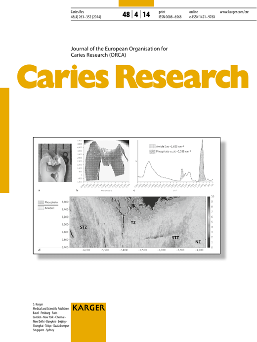 Caries Research Cover Image for Volume 48, Issue 4