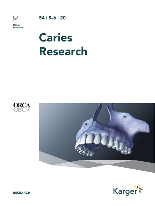 Caries Research Cover Image for Volume 54, Issue 5-6