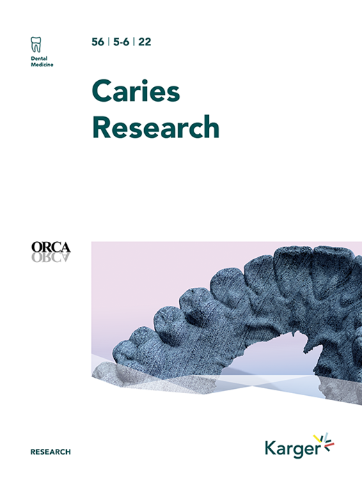 Caries Research Cover Image for Volume 56, Issue 5-6
