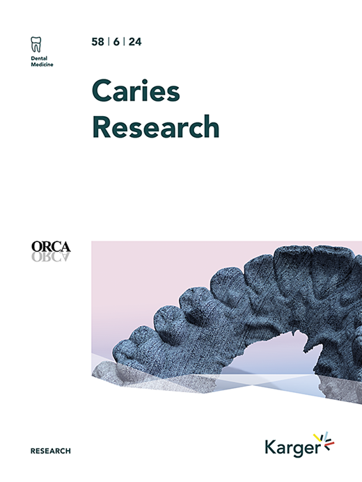 Karger Papers Volume 58 Issue 6 | Caries Research | Karger Publishers