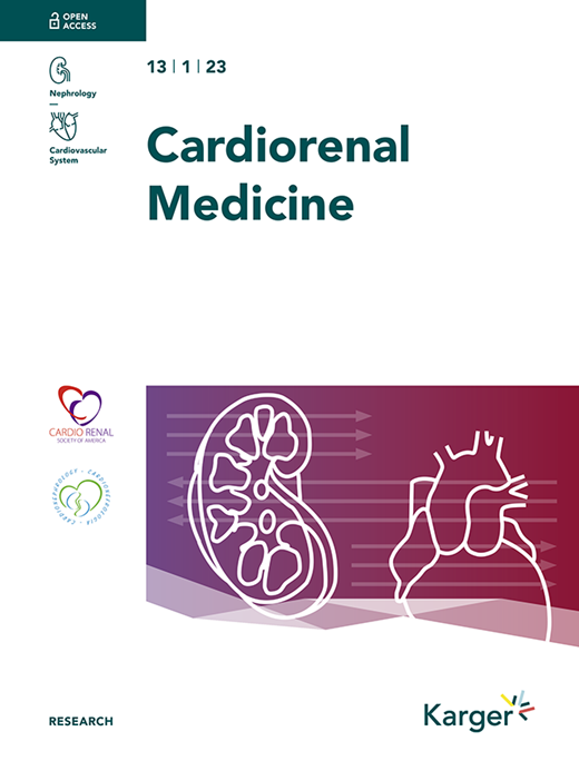Cardiorenal Medicine Cover Image for Volume 13, Issue 1