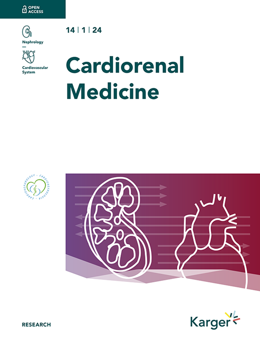 Cardiorenal Medicine Cover Image for Volume 14, Issue 1