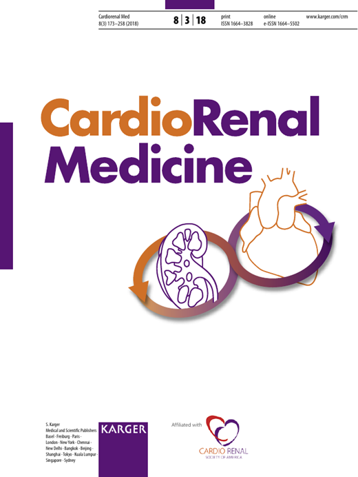 Cardiorenal Medicine Cover Image for Volume 8, Issue 3